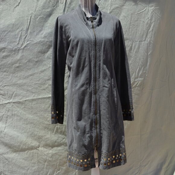 XCVI Grey Duster - 100% cotton L - Picture 2 of 9
